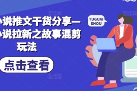 简单项目最新小说推文干货分享—蛋花小说拉新之故事混剪玩法11-11冒泡网