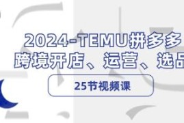 TEMU拼多多·跨境开店，运营、选品与抖音号运营