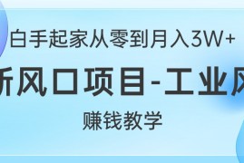 赚钱无货源项目，白手起家从零到月入3W+，最新风口项目-工业风扇赚钱教学