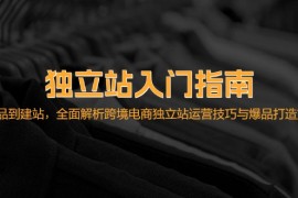 2024最新（12882期）独立站入门指南：从选品到建站，全面解析跨境电商独立站运营技巧与爆品&#8230;10-09中创网