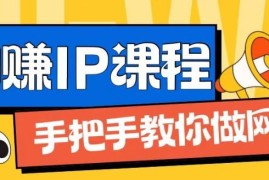 每日ip合伙人打造1.0，从0到1教你做网创，实现月入过万【揭秘】便宜07月18日冒泡网VIP项目