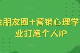 每日吸金朋友圈+营销心理学，美业打造个人IP10-10冒泡网