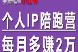 简单项目小红书个人IP陪跑营，60天拥有自动转化成交的双渠道个人IP，每月多赚2w便宜07月29日冒泡网VIP项目