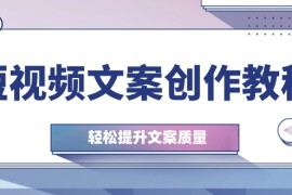 每日（12900期）短视频文案创作教程：从钉子思维到实操结构整改，轻松提升文案质量10-10中创网