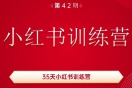 创业项目35天小红书训练营(42期)，用好小红书，做你喜欢又擅长的事，涨粉又赚钱便宜07月07日冒泡网VIP项目