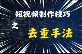 最新项目最新短视频搬运，纯手工去重，二创剪辑方法【揭秘】11-08冒泡网