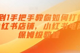 每日0到1手把手教你如何打爆小红书店铺，小红书电商保姆级教程，07月01日冒泡网VIP项目