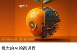 橘大的AI绘画课程，AI绘画零基础小白，从入门到精通和抖音号运营