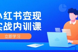 赚钱项目小红书变现实战内训课，0-1实现小红书-IP变现底层逻辑/实战方法/训练结合08-15福缘网