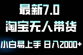 最新项目（12967期）最新淘宝无人卖货7.0，简单无脑，小白易操作，日躺赚2000+10-14中创网