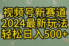 2024短视频运营项目，2024玩转视频号分成计划，一键生成原创视频，收益翻倍的秘诀，日入500+