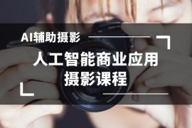 2024年AI辅助摄影人工智能商业应用摄影课程（37节课）