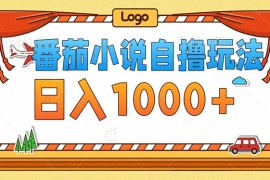 热门项目（12974期）番茄小说零成本自撸玩法，每天1000+，不看播放量，不看视频质量10-15中创网