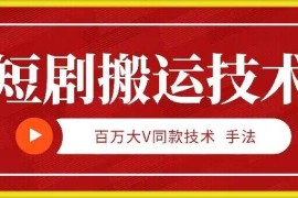 2024最新9月百万大V同款短剧搬运技术，稳定新技术，5分钟一个作品09-19冒泡网