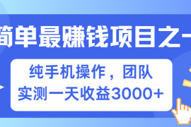 简单项目简单有手机就能做的项目，收益可观，可矩阵操作，兼职做每天500+11-12福缘网