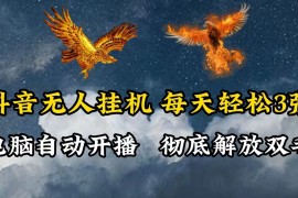 创业项目抖音无人直播，电脑全自动挂机，每天轻松300＋，彻底解放双手！09-29福缘网