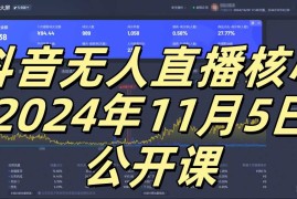 每日抖音无人直播核心公开课，咸鱼翻身小白可做带有睡后收入月入过万太简单【揭秘】11-07冒泡网