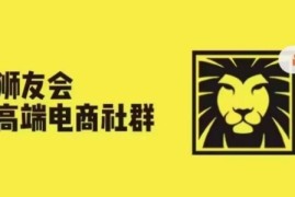 2024最新狮友会·【千万级电商卖家社群】(更新10月)，各行业电商千万级亿级大佬讲述成功秘籍11-16冒泡网