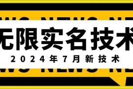 简单项目无限实名技术(2024年7月新技术)，最新技术最新口子，外面收费888-3688的技术便宜07月29日冒泡网VIP项目