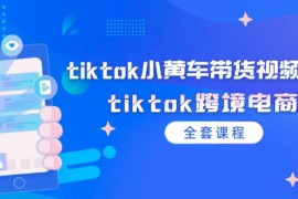 热门项目（12059期）tiktok小黄车带货视频教程，tiktok跨境电商（全套课程）便宜08月09日中创网VIP项目