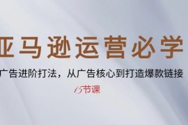 热门跨境电商项目，亚马逊运营必学： SP广告进阶打法，从广告核心到打造爆款链接-15节课