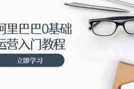 每天阿里巴巴运营零基础入门教程：涵盖开店、运营、推广，快速成为电商高手11-11福缘网