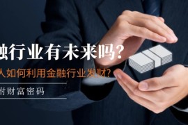 简单项目公众号付费文章：金融行业有未来吗？普通人如何利用金融行业发财?(附财富密码)便宜07月08日福缘网VIP项目