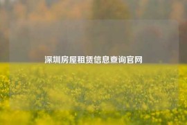 深圳房屋租赁信息查询官网