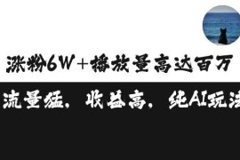 2024最新单条视频百万播放收益3500元涨粉破万，可矩阵操作【揭秘】11-24冒泡网