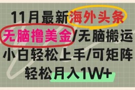 每日（13390期）海外头条，无脑搬运撸美金，小白轻松上手，可矩阵操作，轻松月入1W+11-20中创网