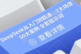 简单项目DeepSeek从入门到精通：7大场景50大案例全套提示词【文档】03-04冒泡网