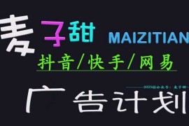 创业项目‌2025麦子甜广告计划(抖音快手网易)日入多张，小白轻松上手03-04冒泡网