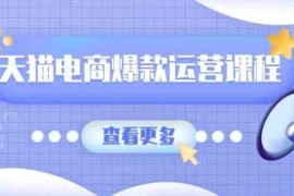 每日天猫电商爆款运营课程，爆款卖点提炼与流量实操，多套模型全面学习01-05福缘网