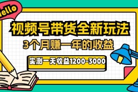 简单项目（13211期）24年下半年风口项目，视频号带货全新玩法，3个月赚一年收入，实测单日&#8230;11-04中创网