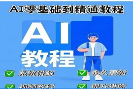 赚钱项目AI人工智能课程，AI零基础到精通03-05冒泡网