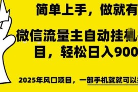 热门项目微信流量主自动挂JI推广，轻松日入多张，简单易上手，做就有收益【揭秘】01-19冒泡网