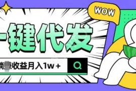 每天全新可落地抖推猫项目，一键代发，躺Z收益get，月入1w+【揭秘】12-04冒泡网