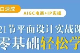 赚钱项目AIGC电商必备实操21节平面设计实战课，教你玩转AI03-19冒泡网