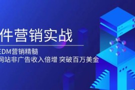 热门项目邮件营销实战，掌握EDM营销精髓，助力网站非广告收入倍增，突破百万美金01-10福缘网