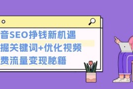 简单项目抖音SEO挣钱新机遇：挖掘关键词+优化视频，免费流量变现秘籍11-27福缘网