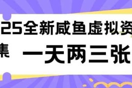 赚钱项目2025全新闲鱼虚拟资料项目合集，成本低，操作简单，一天两三张02-24冒泡网