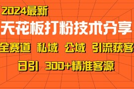 赚钱项目天花板打粉技术分享，野路子玩法曝光玩法免费矩阵自热技术日引2000+精准客户11-01福缘网