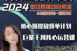 2024最新威威妈·短视频带货千川课，40节完整版，小白基础开始到大咖，微付费撬动自然流12-27冒泡网