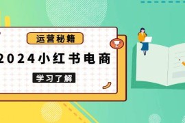 赚钱项目（13789期）2024小红书电商教程，从入门到实战，教你有效打造爆款店铺，掌握选品技巧12-24中创网