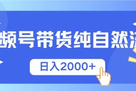 2025最新（13998期）视频号带货，纯自然流，起号简单，爆率高轻松日入2000+01-21中创网