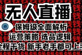 最新项目2025无人直播这么做就对了，保姆级全面解析，全程干货，新手老手都可上手01-04冒泡网