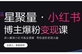 简单项目小红书博主爆粉变现课，深入解读小红书商业逻辑，带你进阶变现大咖11-25冒泡网