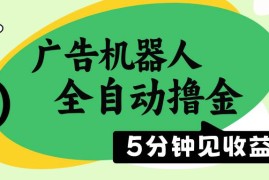 简单项目（14299期）广告机器人全自动撸金，5分钟见收益，无需人工，单机日入500+02-24中创网