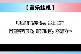 每日（14444期）2025最新玩法，音乐挂机，电脑挂机无需手动，轻松1000+03-07中创网