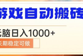 最新项目（13759期）电脑游戏自动搬砖，无脑日入1000+长期稳定可做12-21中创网